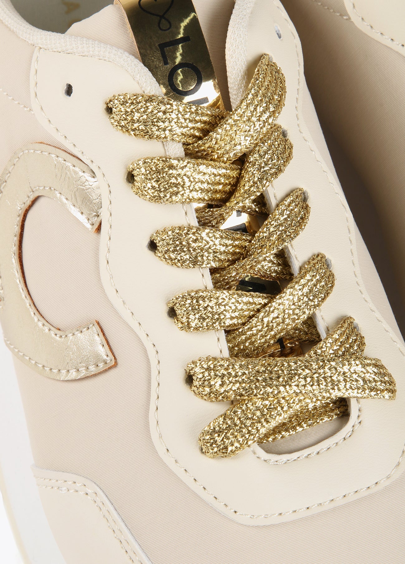 Three-tone sneakers