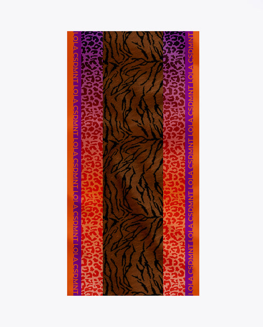 Animal print scarf