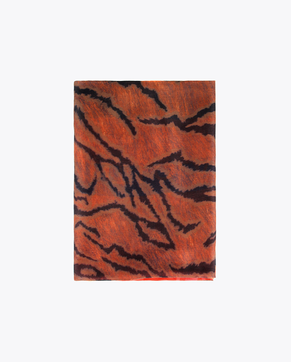 Animal print scarf