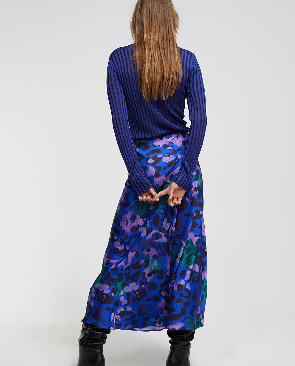 Animal print skirt