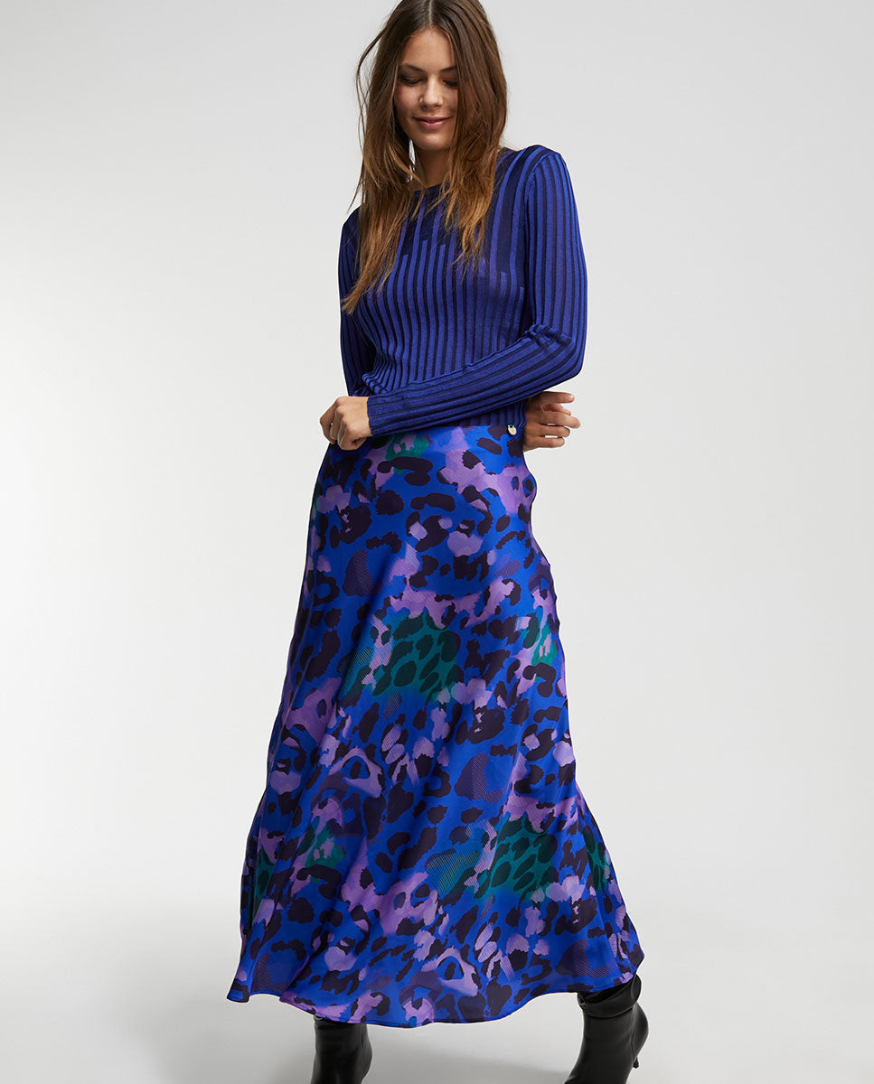 Animal print skirt