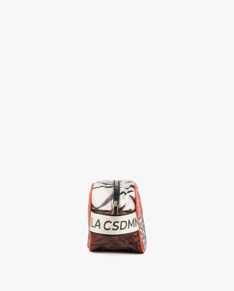 Animal print toiletry bag