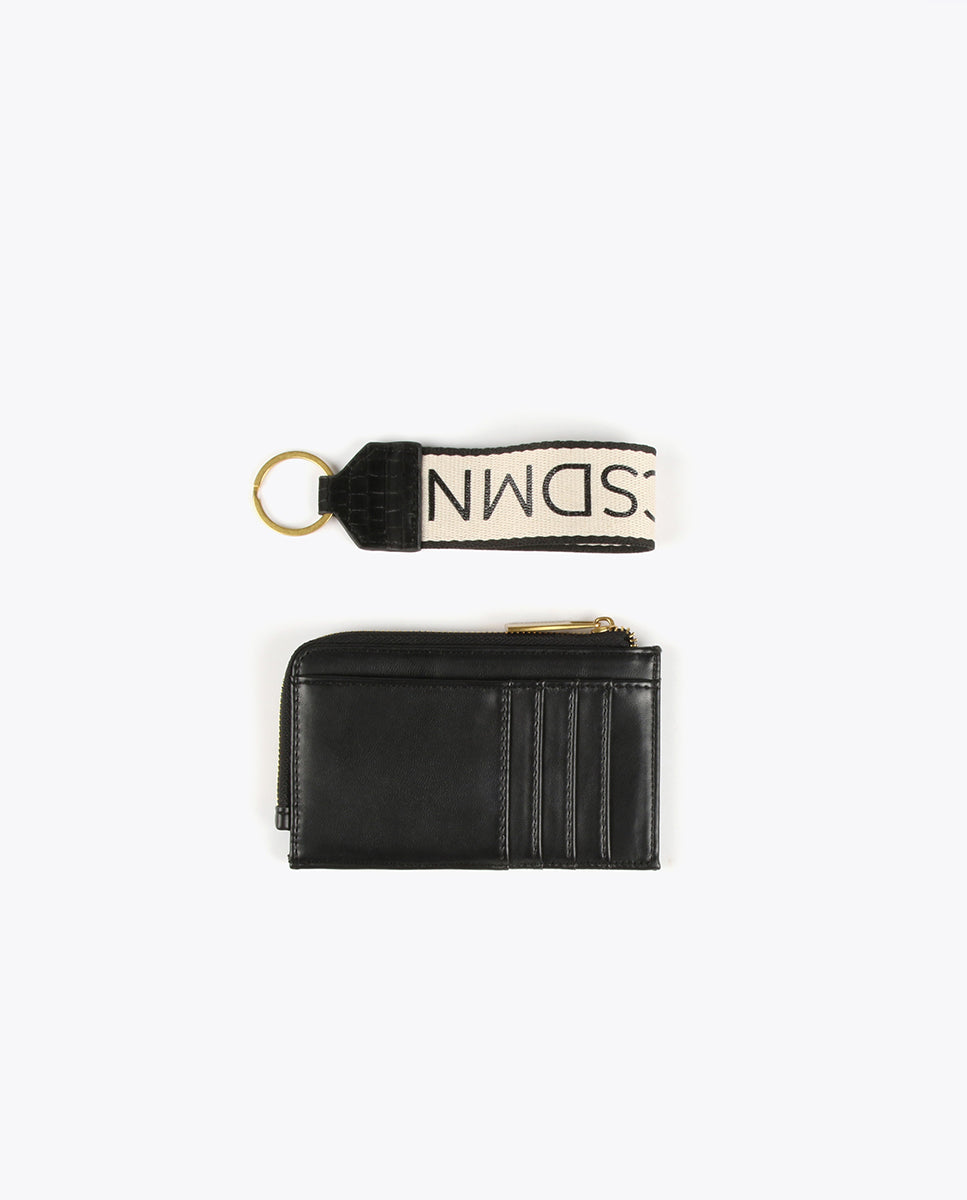 Card holder purse and key chain set