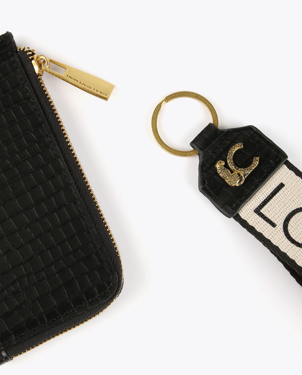 Card holder purse and key chain set
