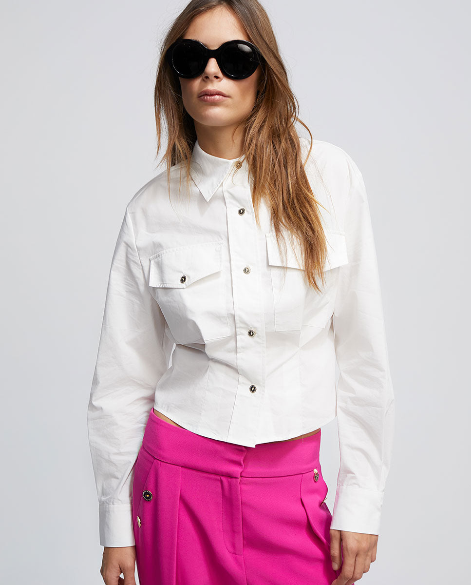 Cropped shirt