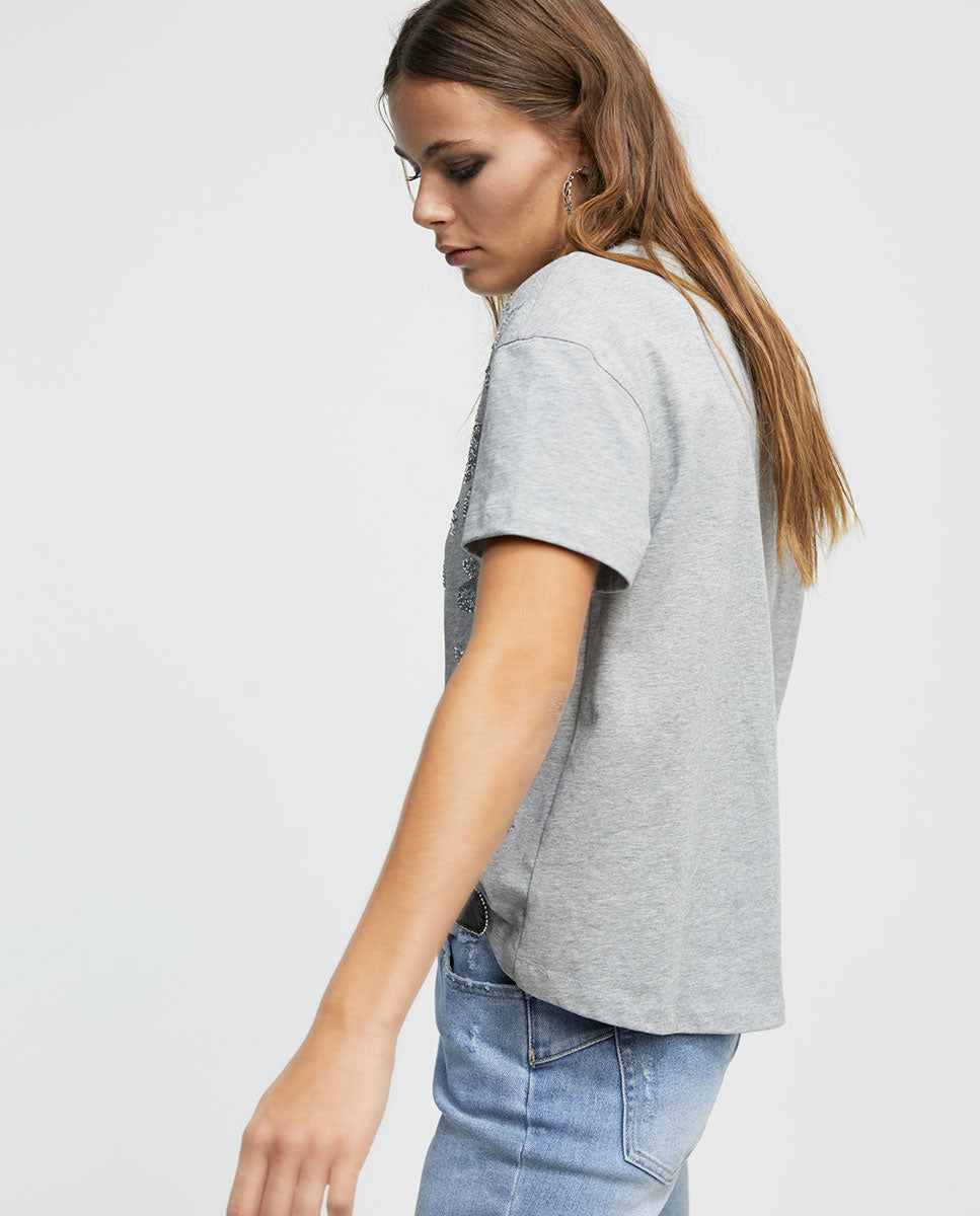 Sequinned T-shirt