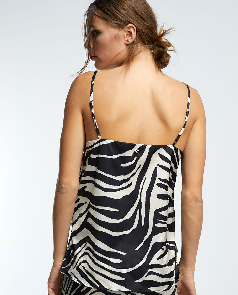 Animal print top