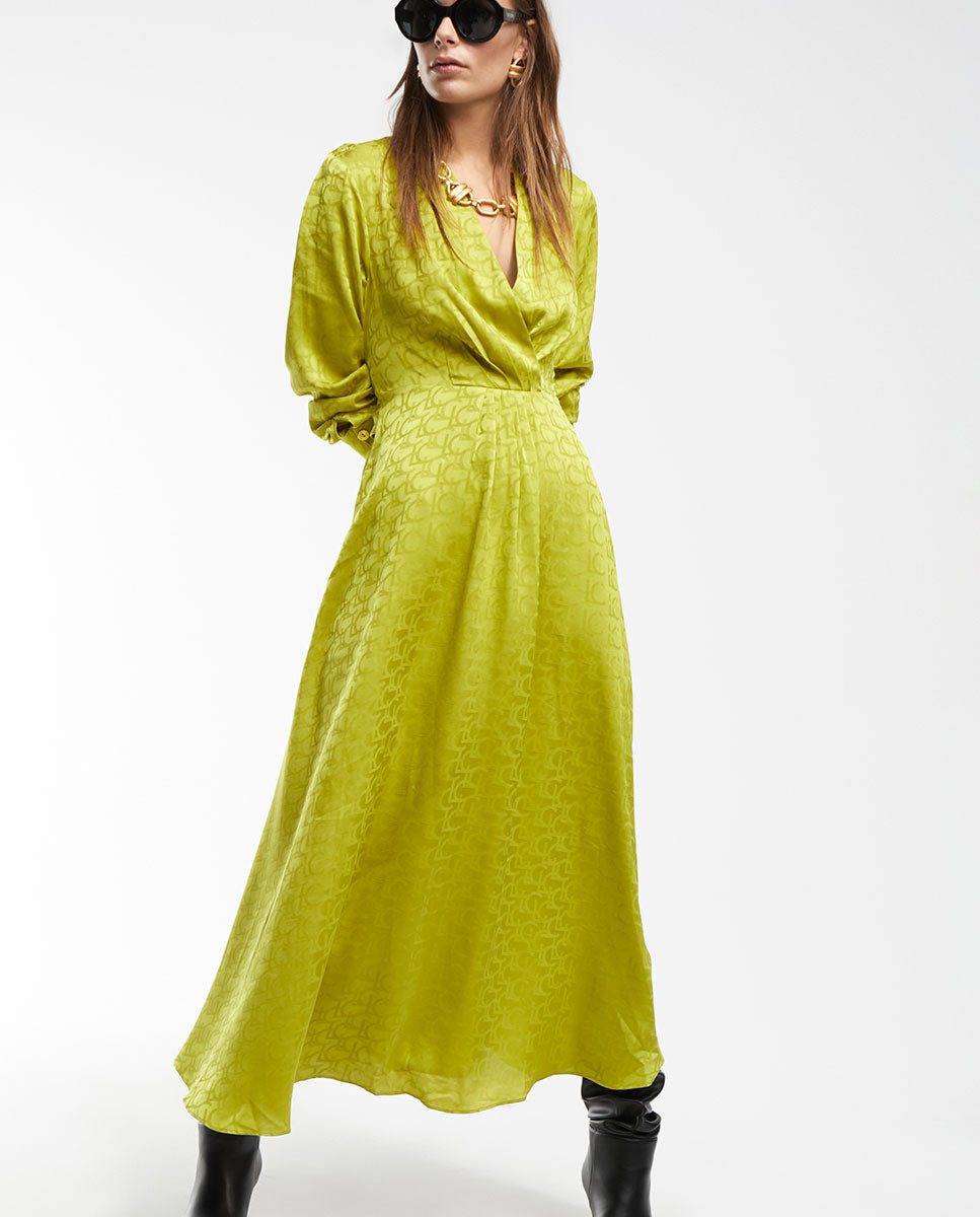 Logo print dress