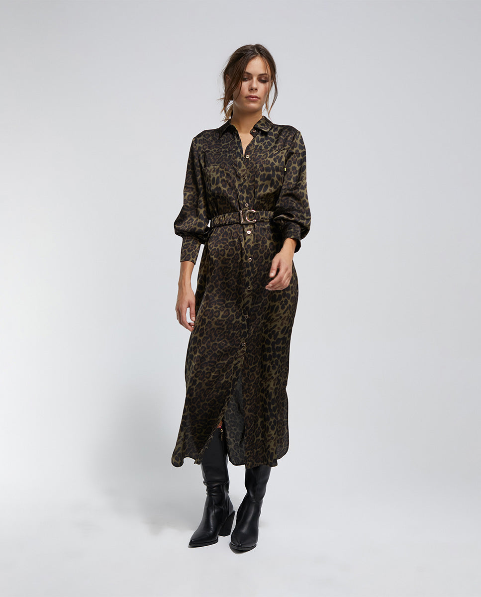 Animal print dress