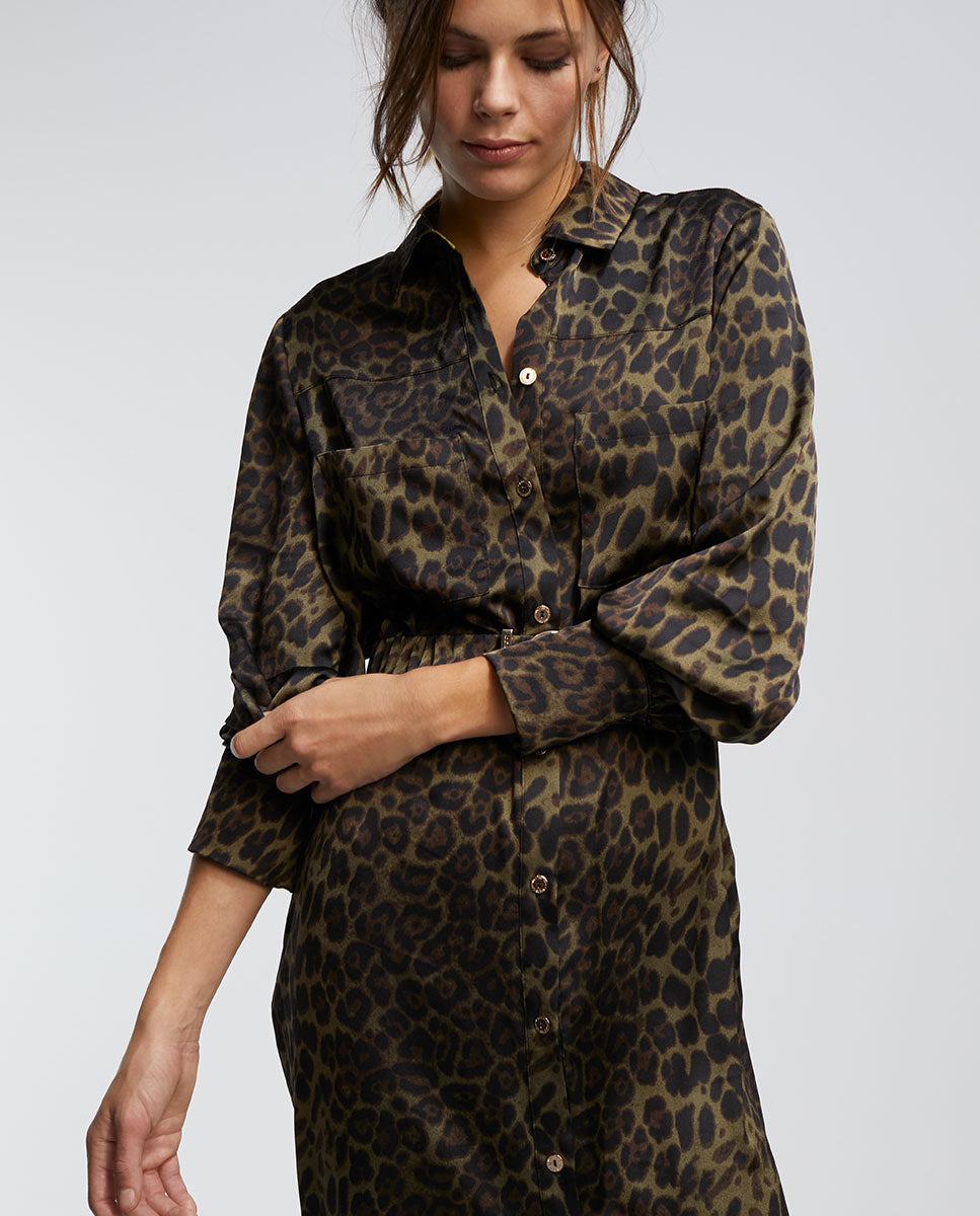 Animal print dress