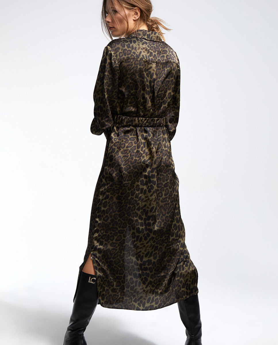 Animal print dress