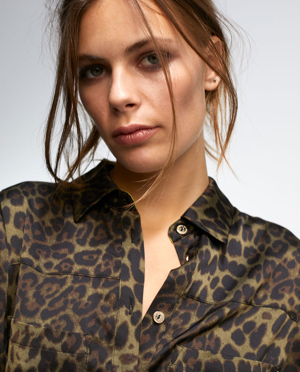 Animal print dress