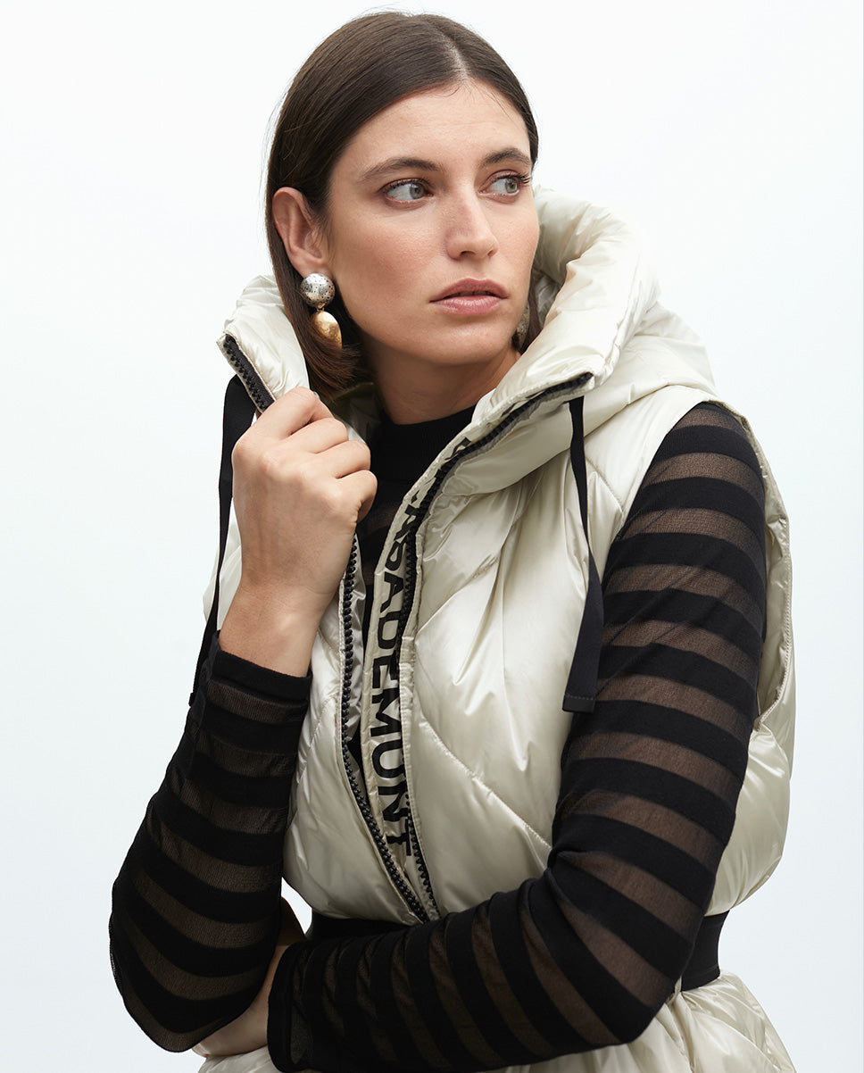 Hooded Quilted Vest