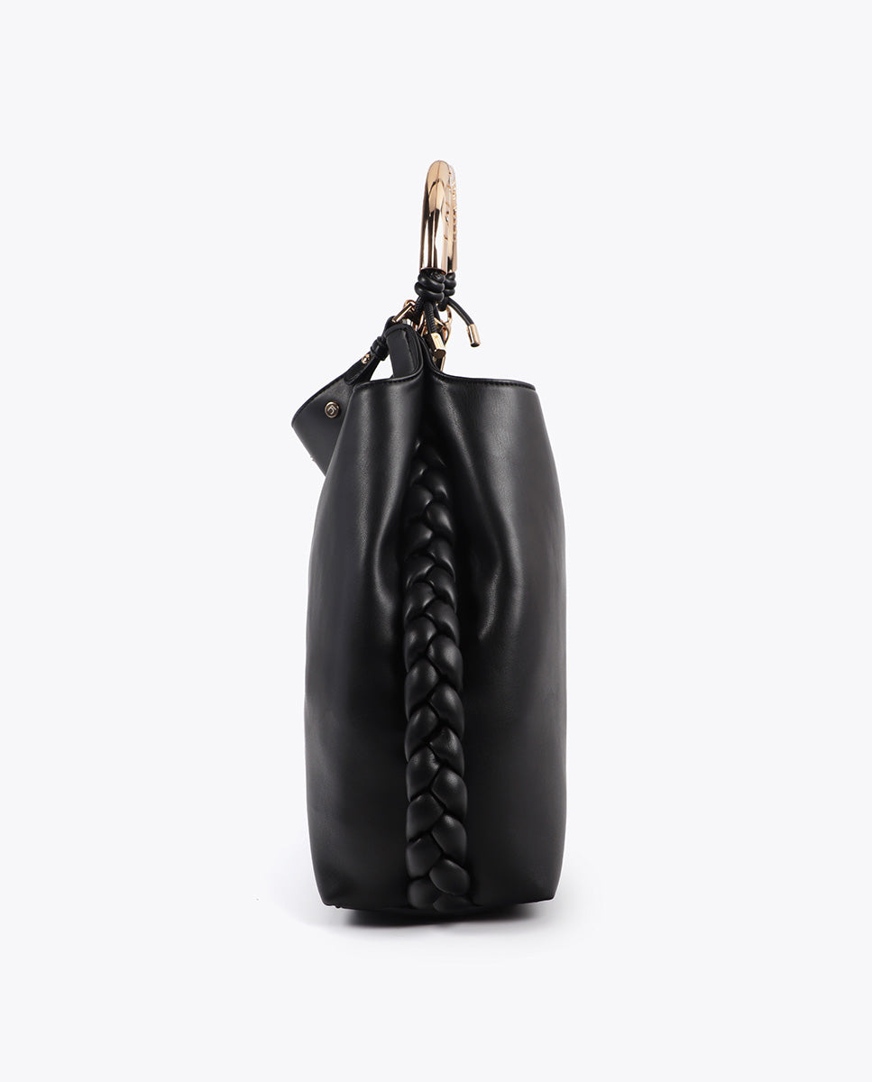 Customized Metallic Handle Shopper Bag