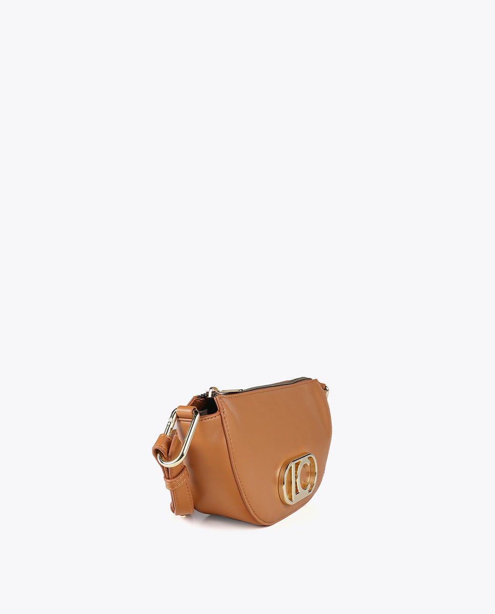 Small Crescent Logo Crossbody Bag
