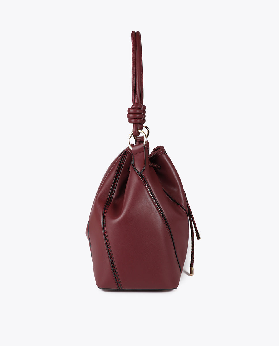 Judas Bag with Snake Skin Effect