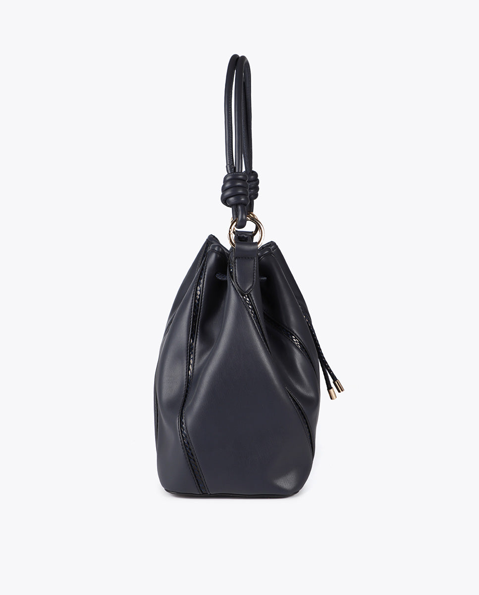 Judas Bag with Snake Skin Effect