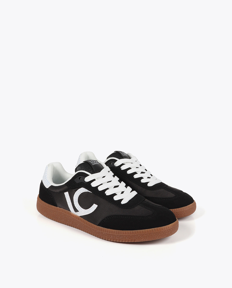 Nylon Strass Sneakers