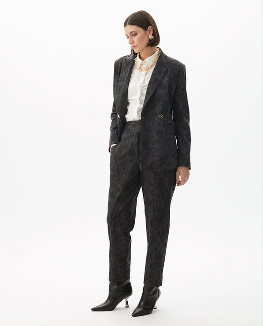 Diplomatic Paisley Jogger Pants