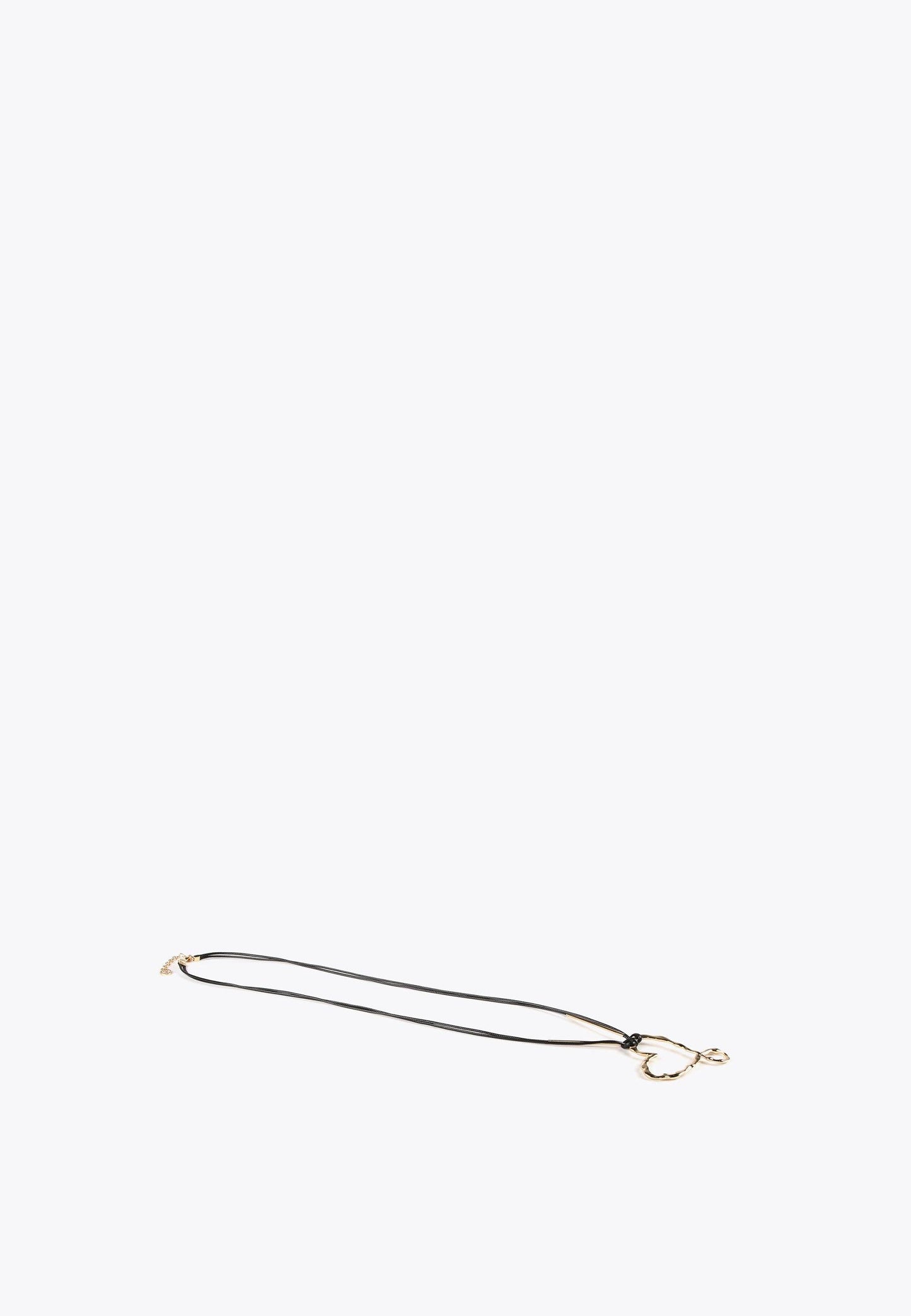 LS2403046-Gold-Long infinity heart necklace