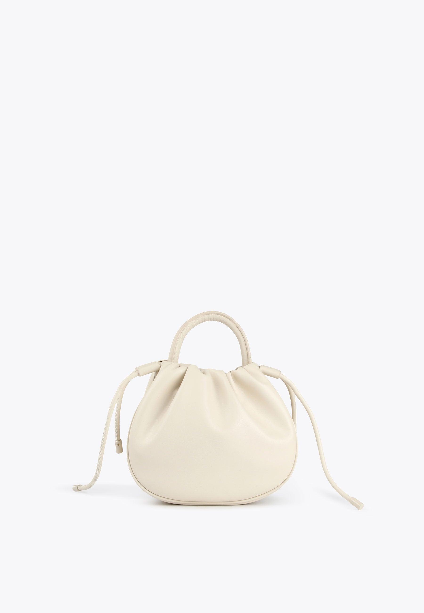 LS2404007-Ecru-Crossbody bag with raised logo