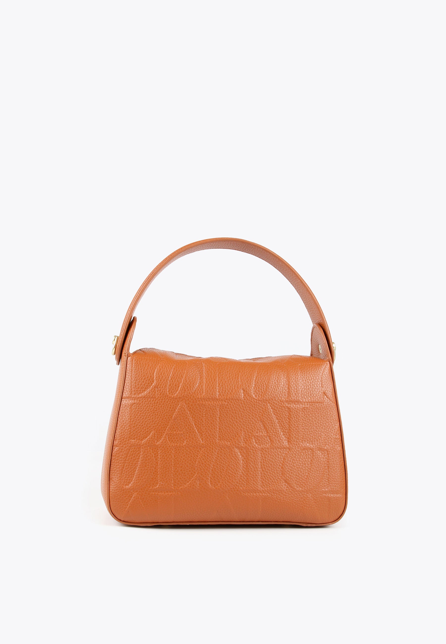 LS2404008-Camel-Crossbody bag with engraved logo