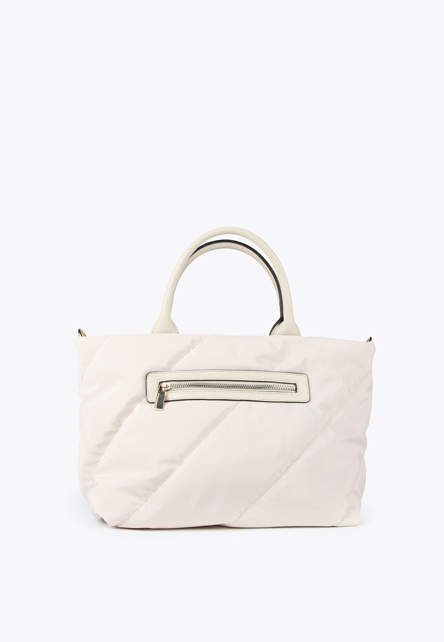 LS2404027-Ecru-Quilted tote bag