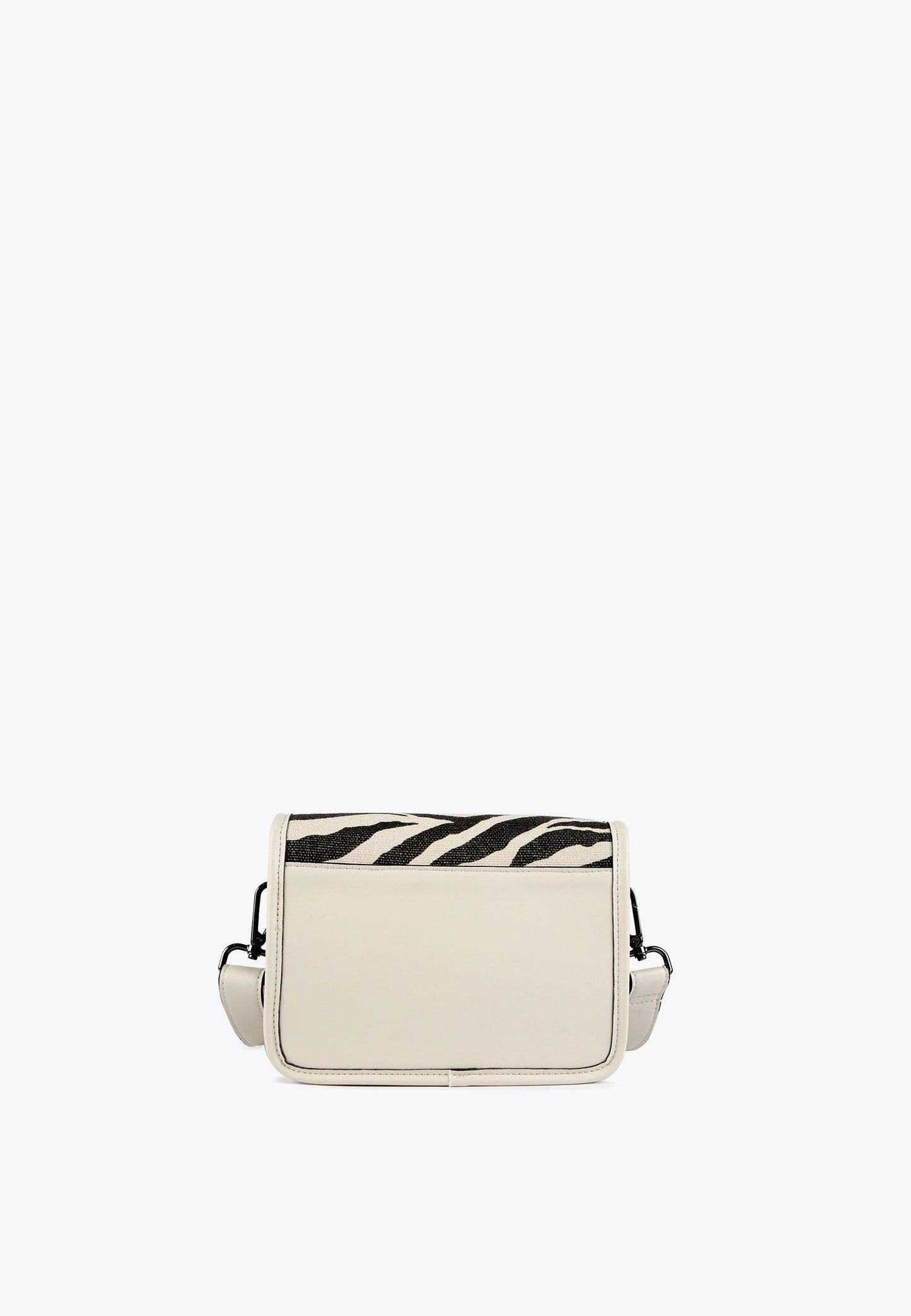 LS2404044-Ecru-Metal-Animal print crossbody bag