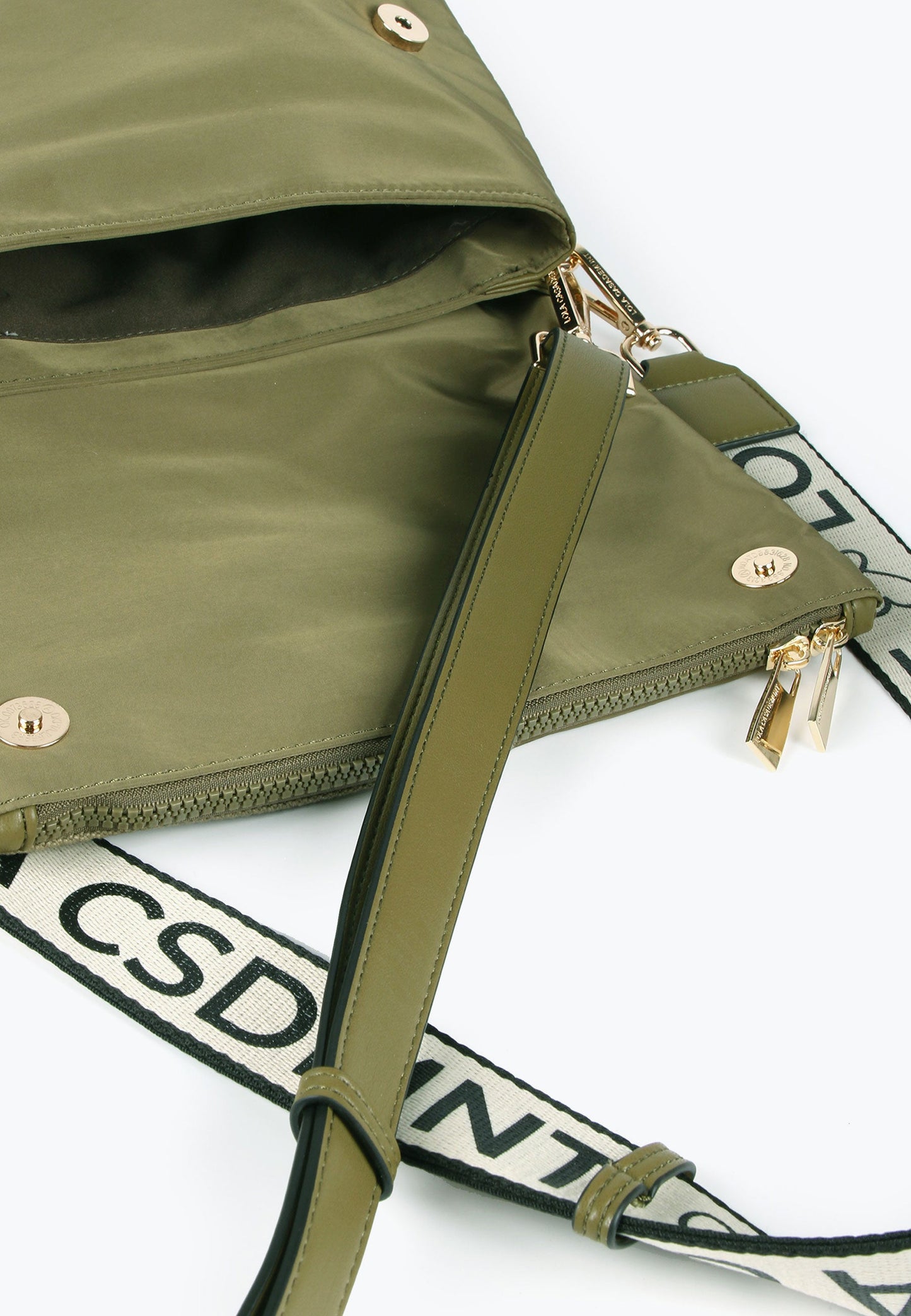 LS2404050-Khaki-Crossbody bag in contrasting materials
