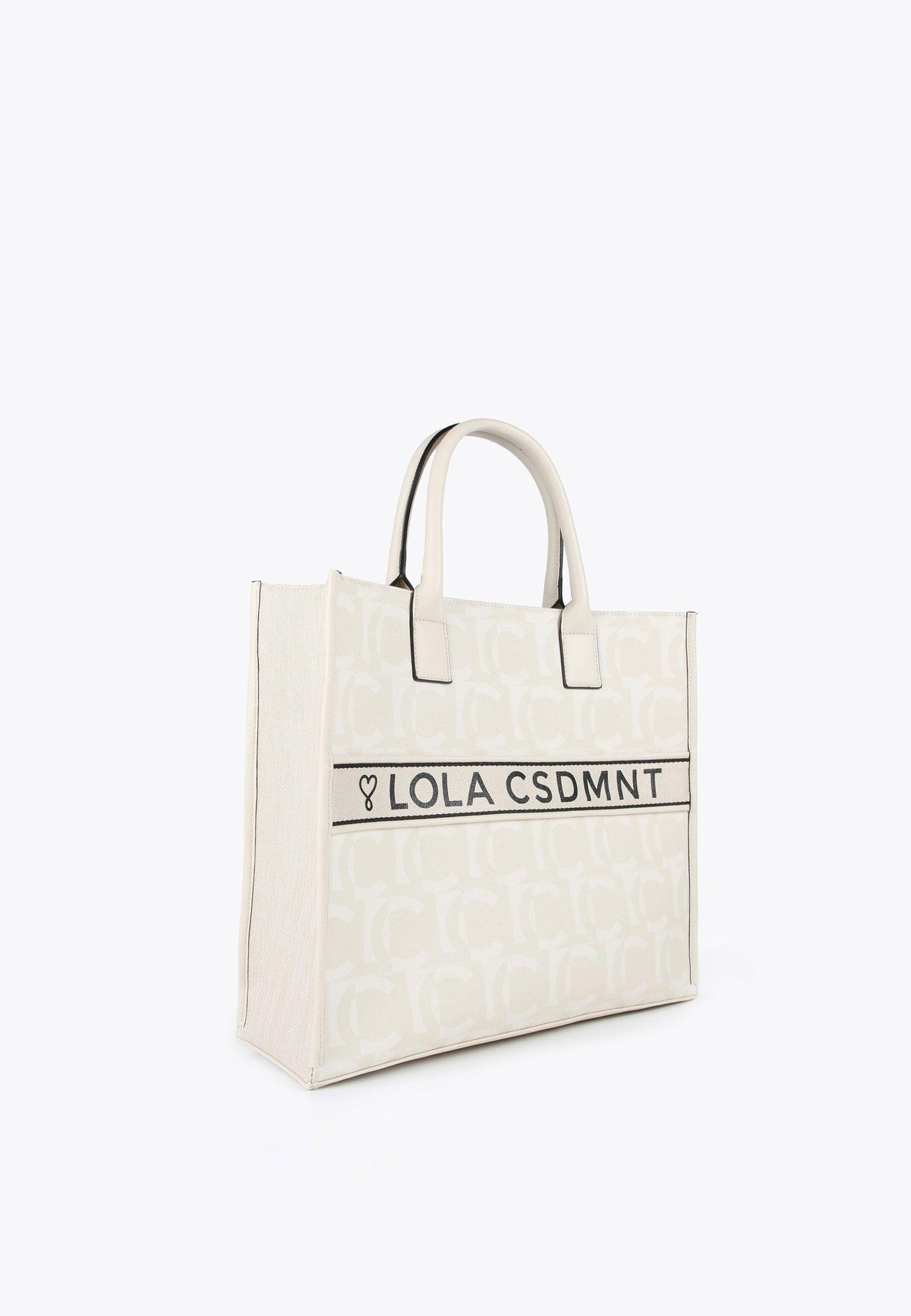 LS2404062-Ecru-Monogram tote bag