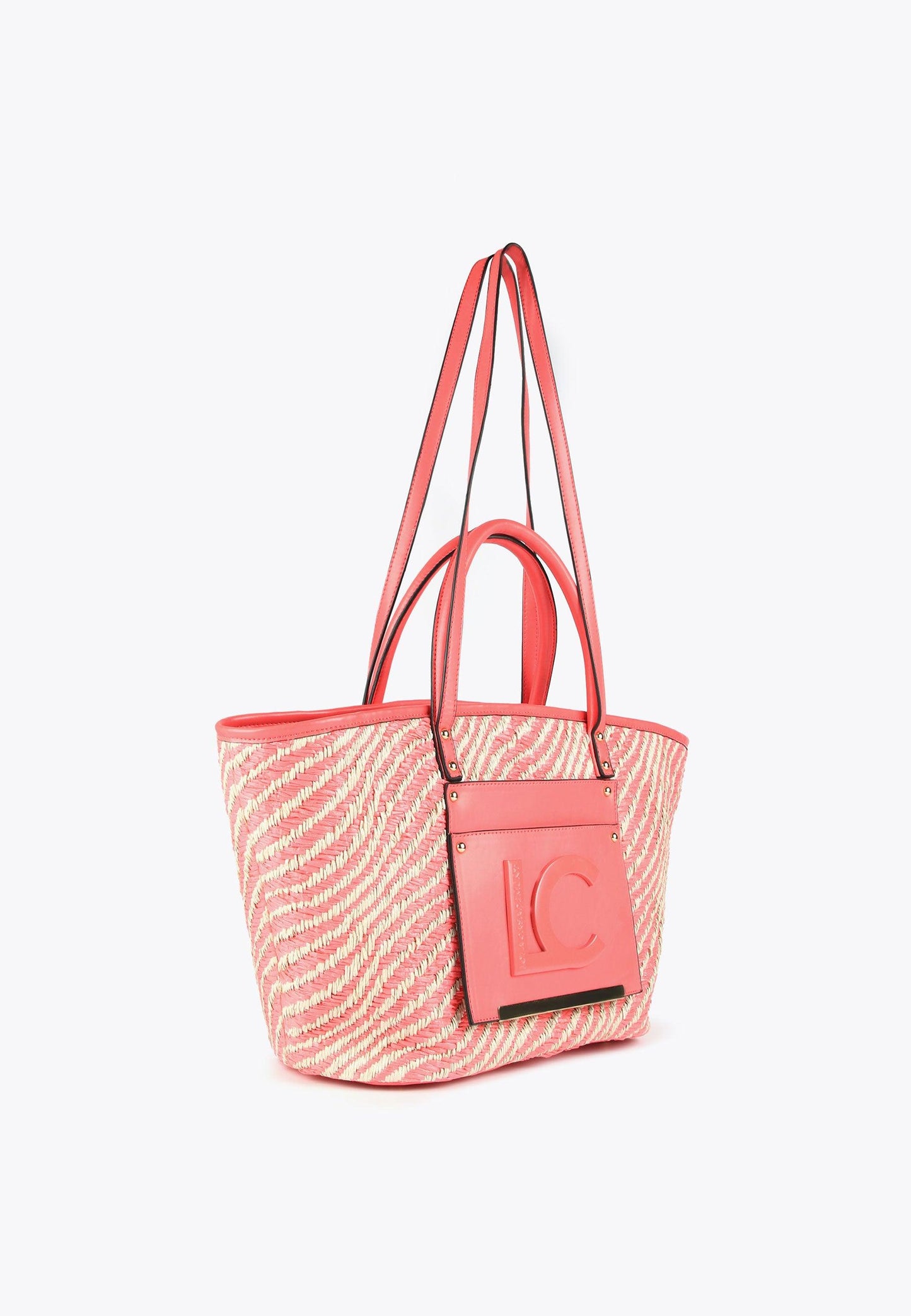LS2404063-Coral-Basket-style tote bag