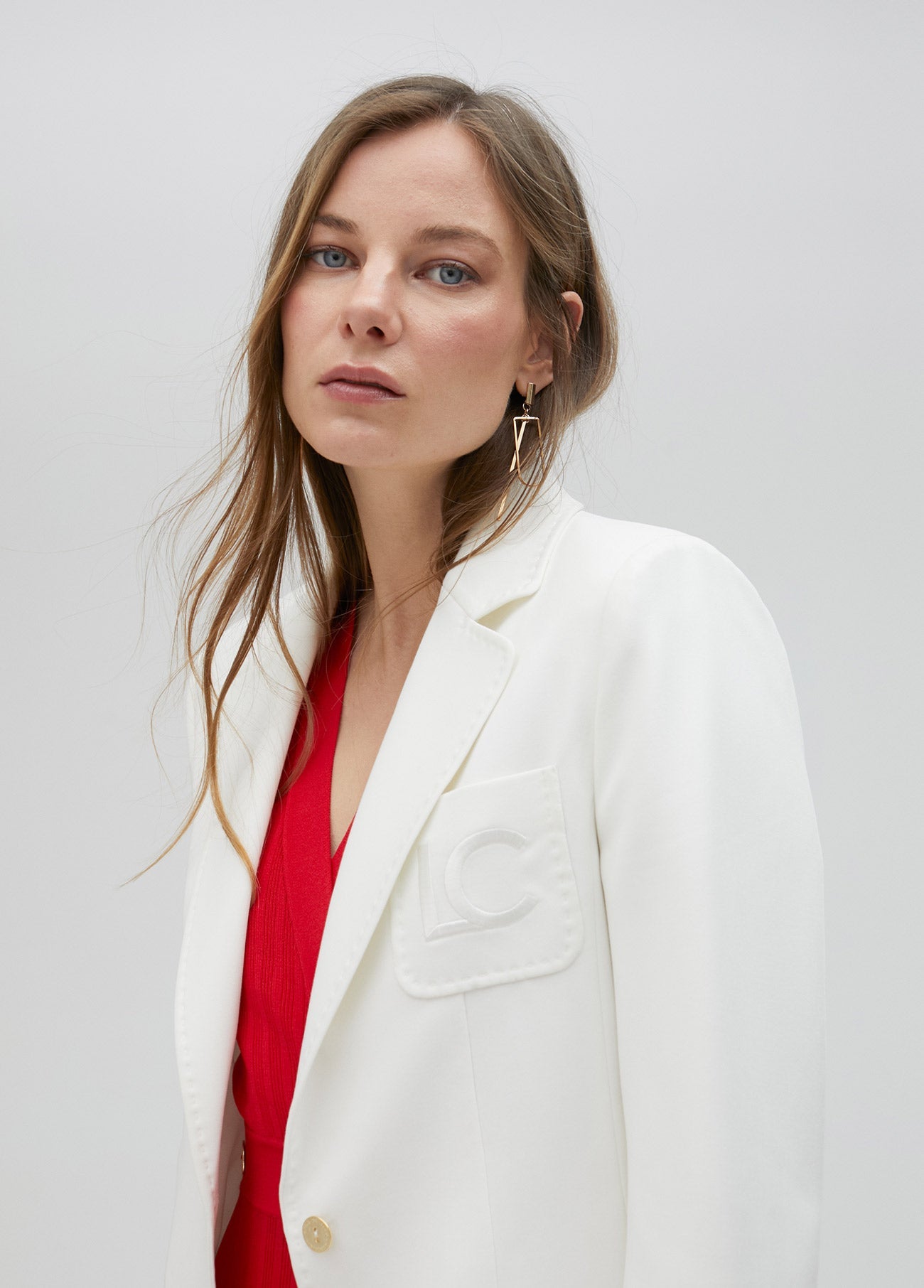 Embroidered blazer