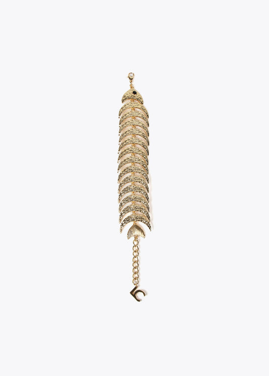 Articulated fish bracelet