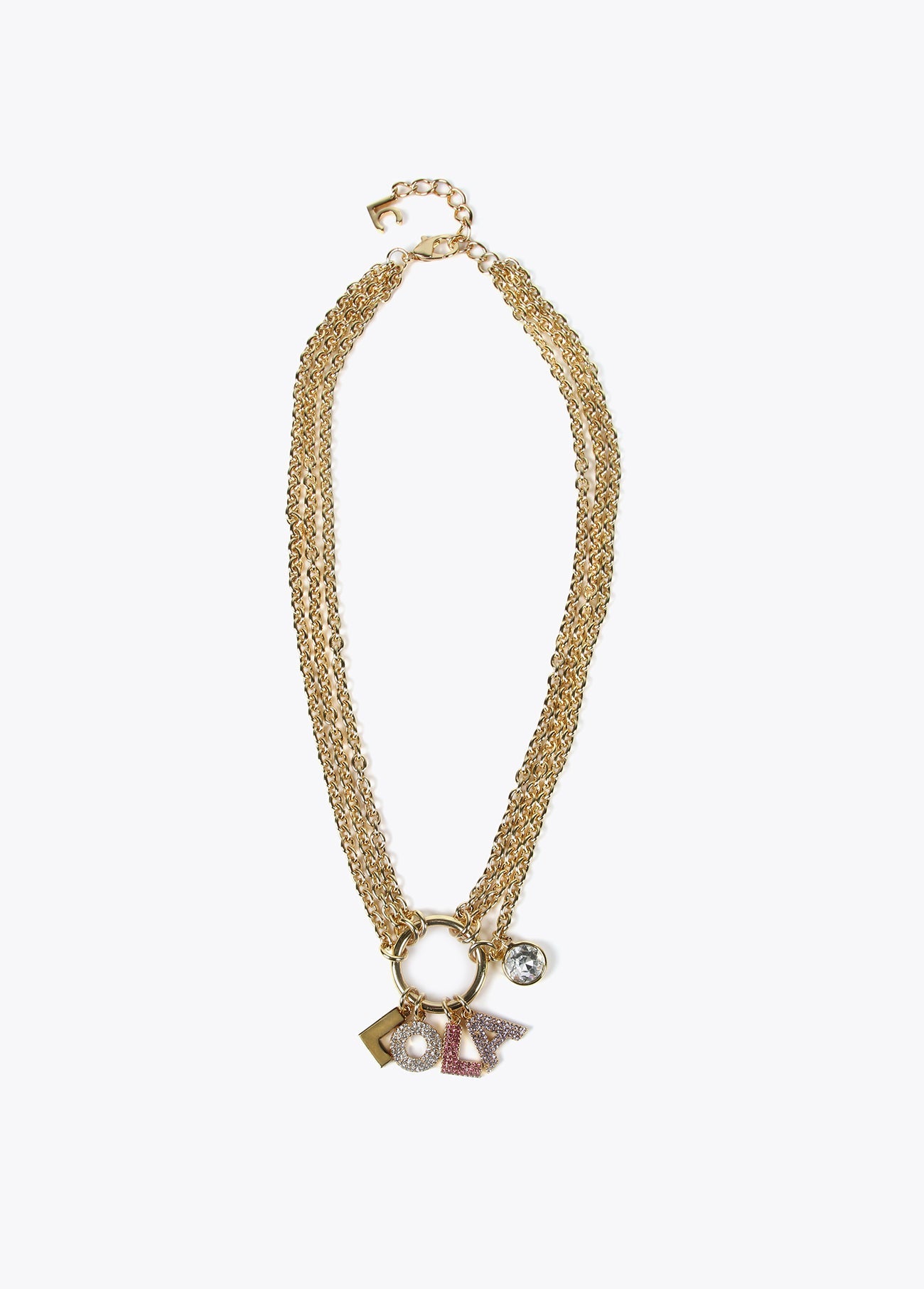 LOLA letter necklace