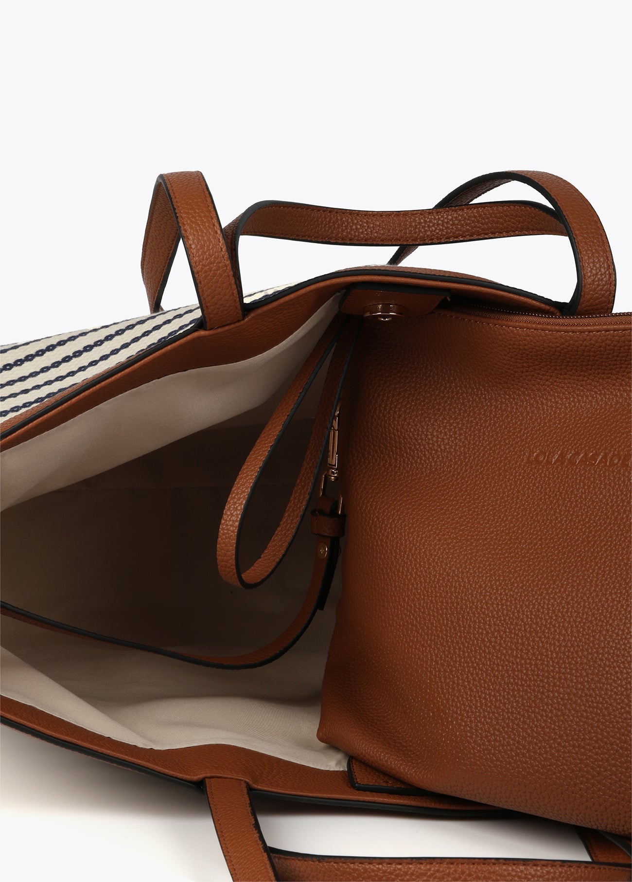 Contrast tote bag