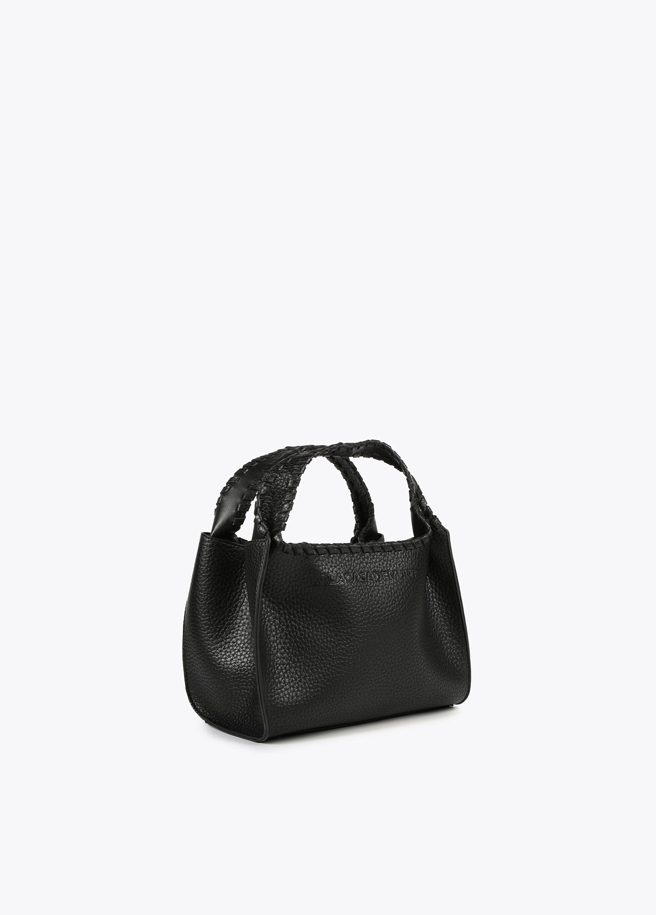 Crossbody bag with topstitching