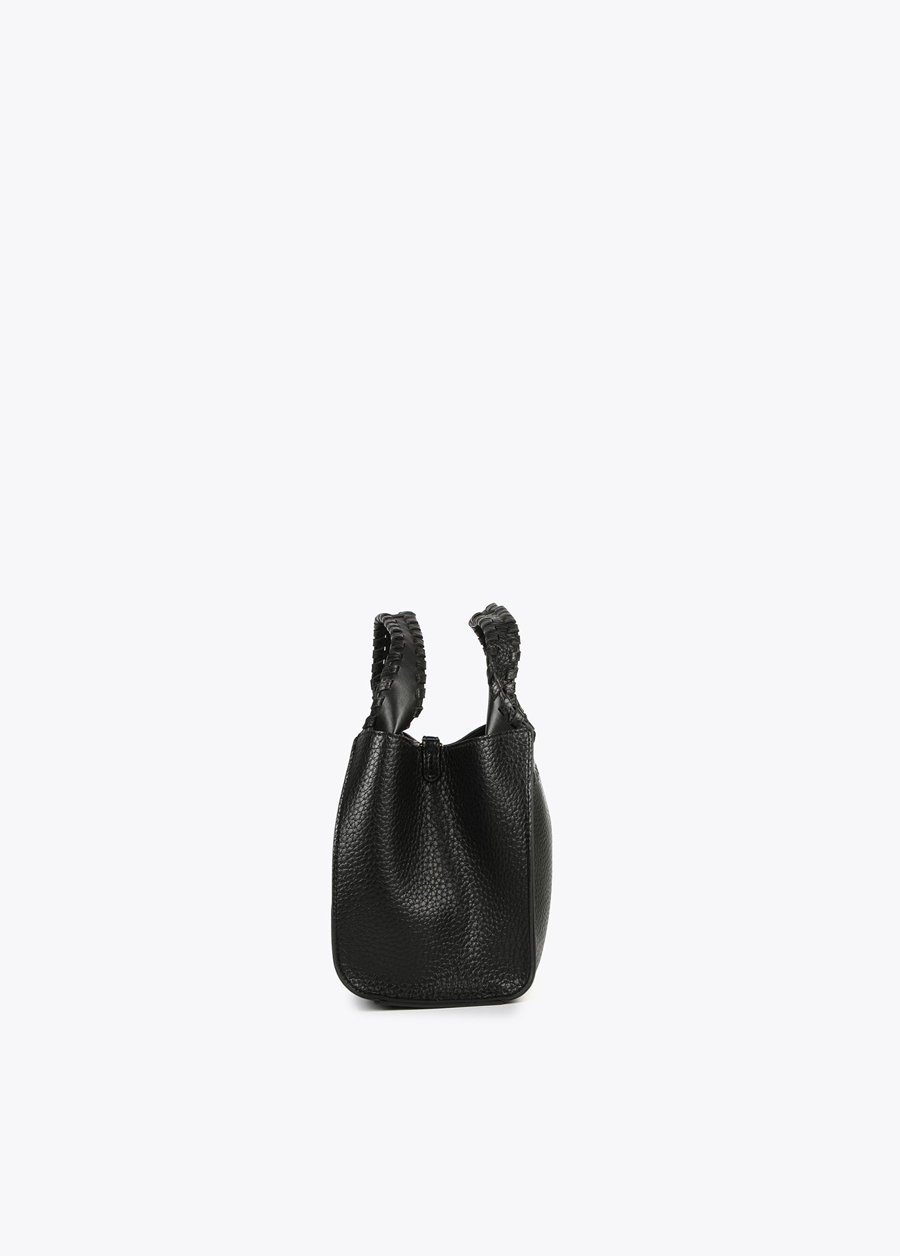 Crossbody bag with topstitching