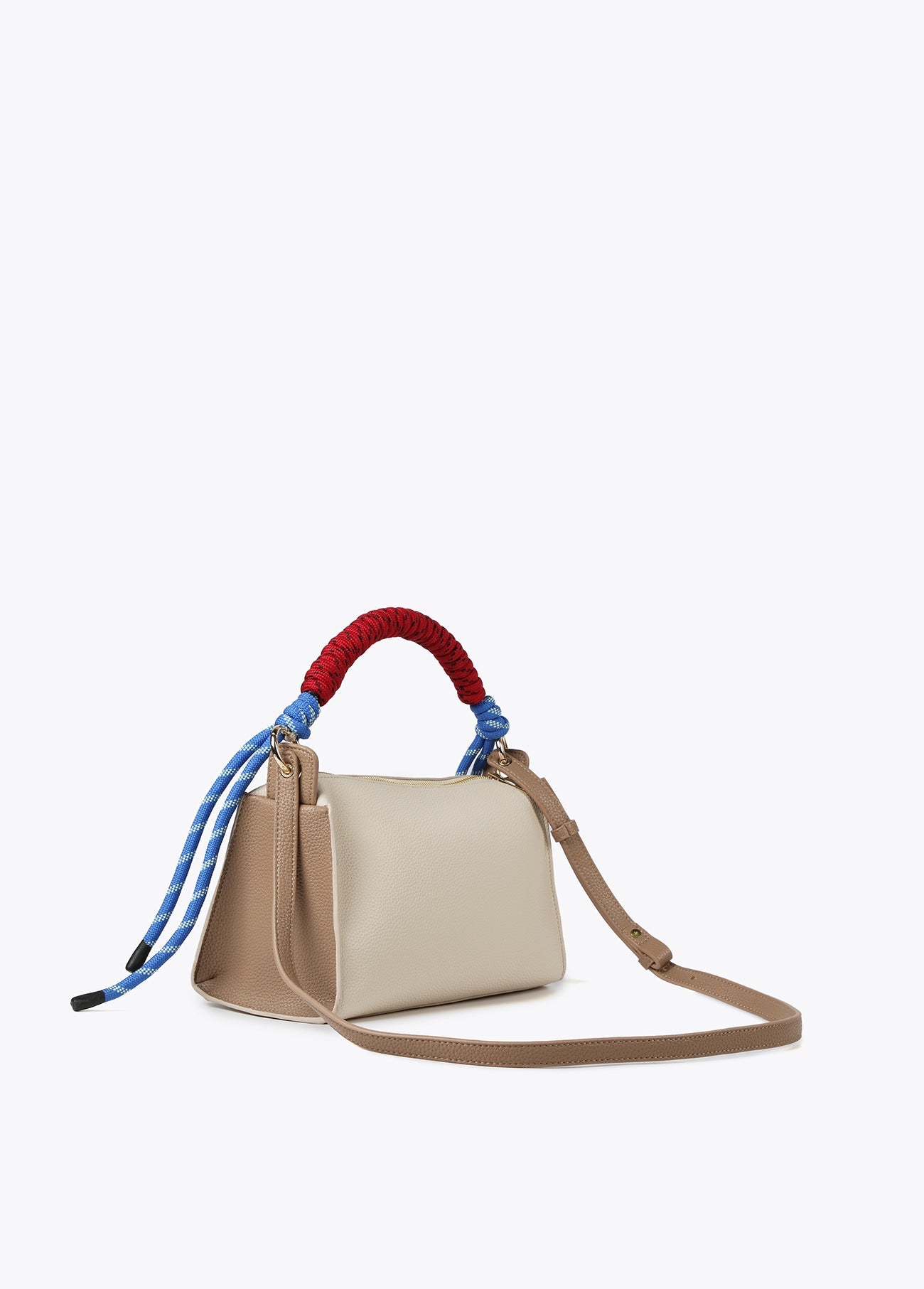 Two-tone crossbody bag