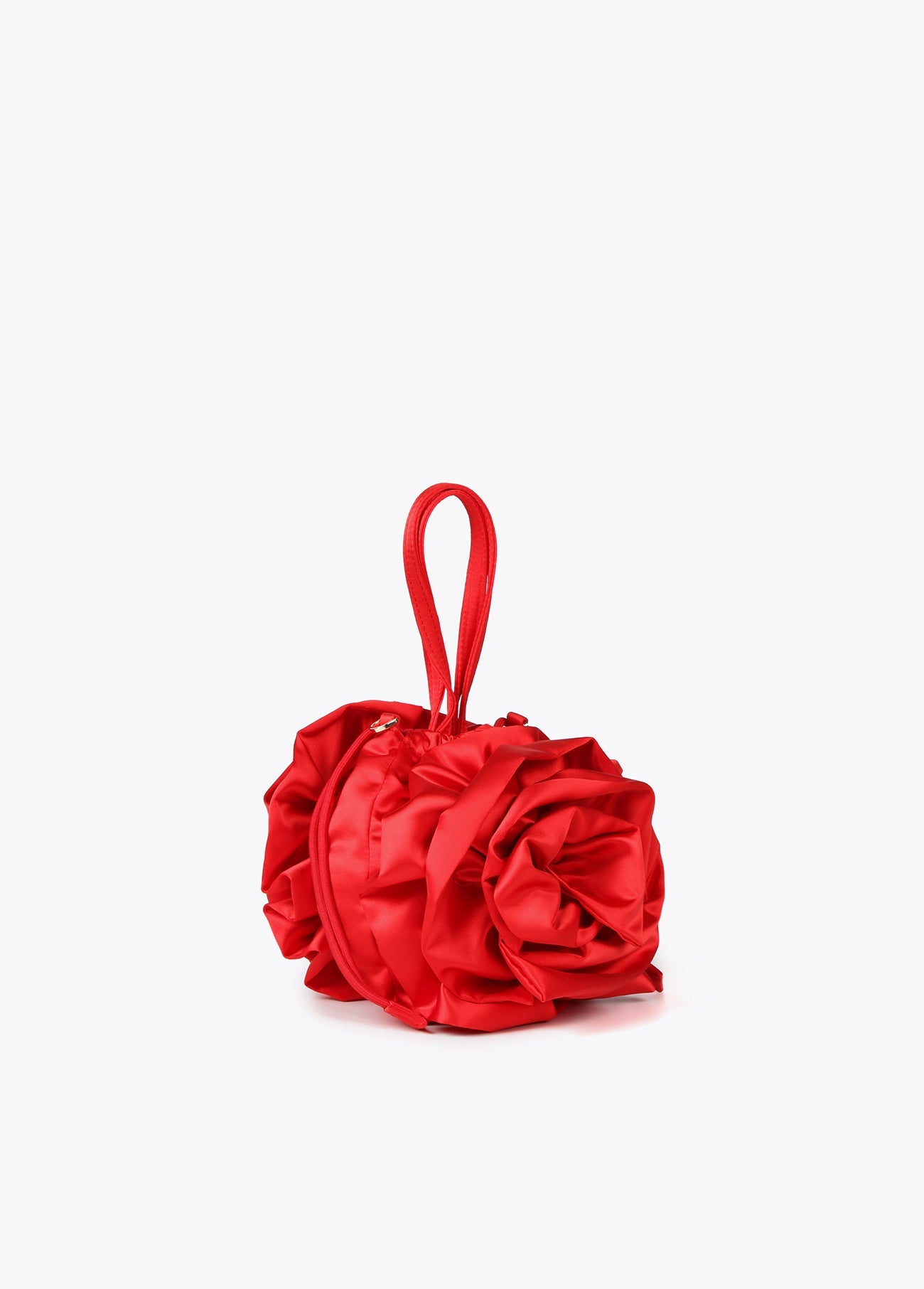 Satin flower bag