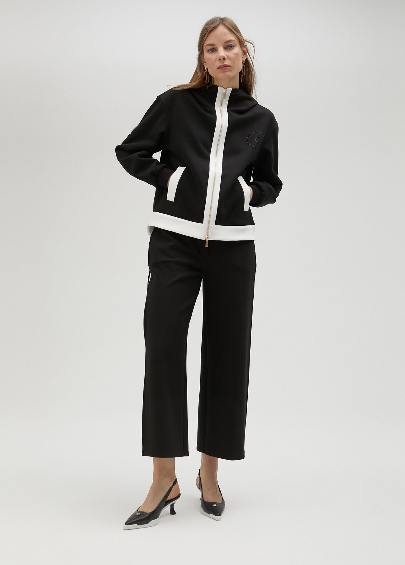 Two-tone hoodie