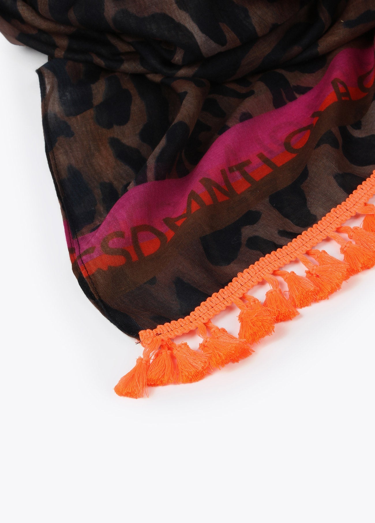 Leopard print wrap