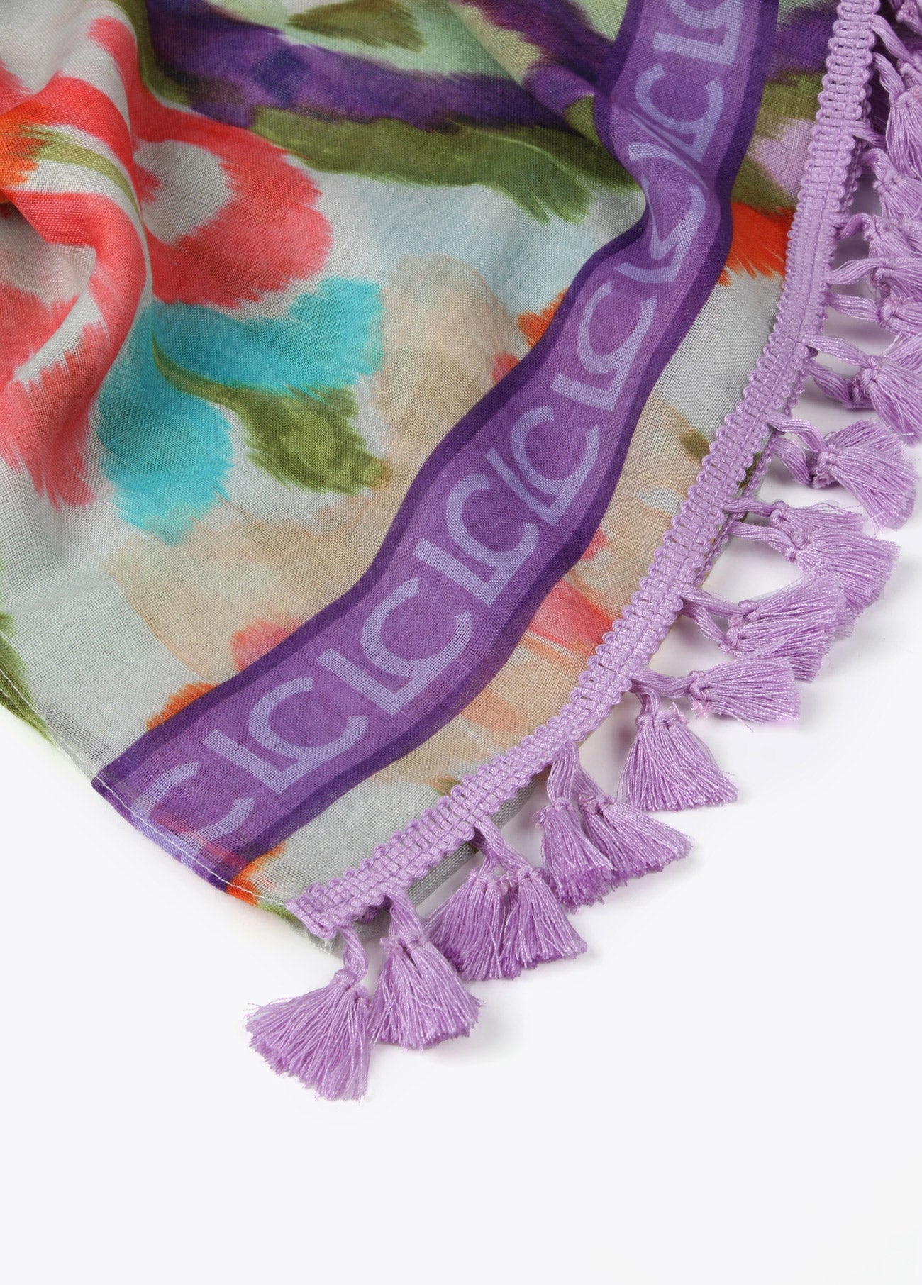 Greek key print wrap