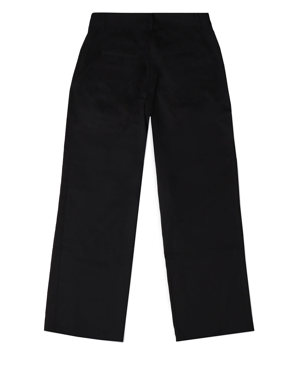Straight-leg trousers with studs