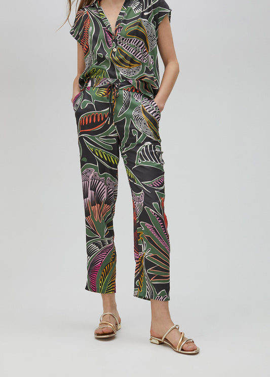 Floral print joggers