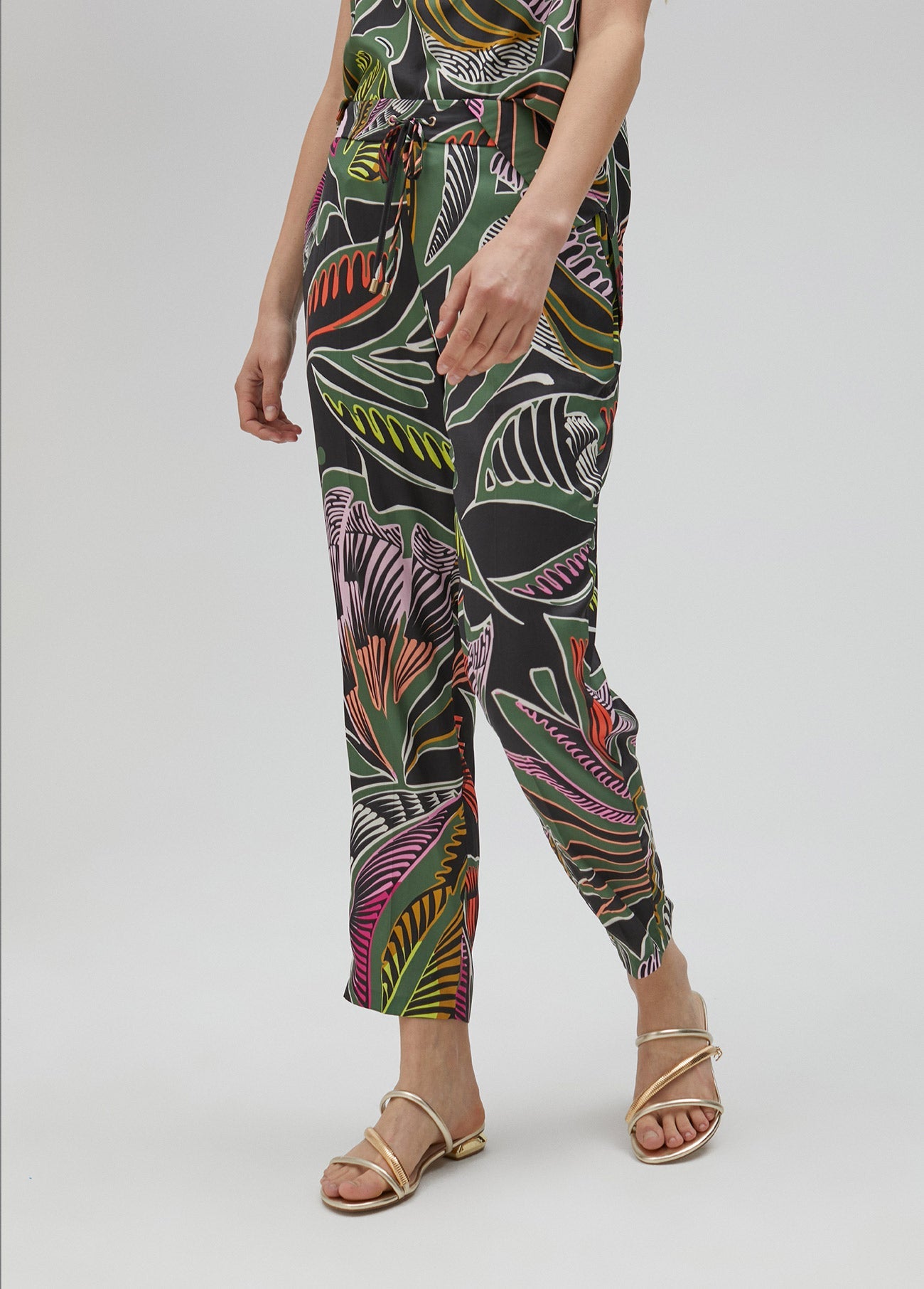 Floral print joggers