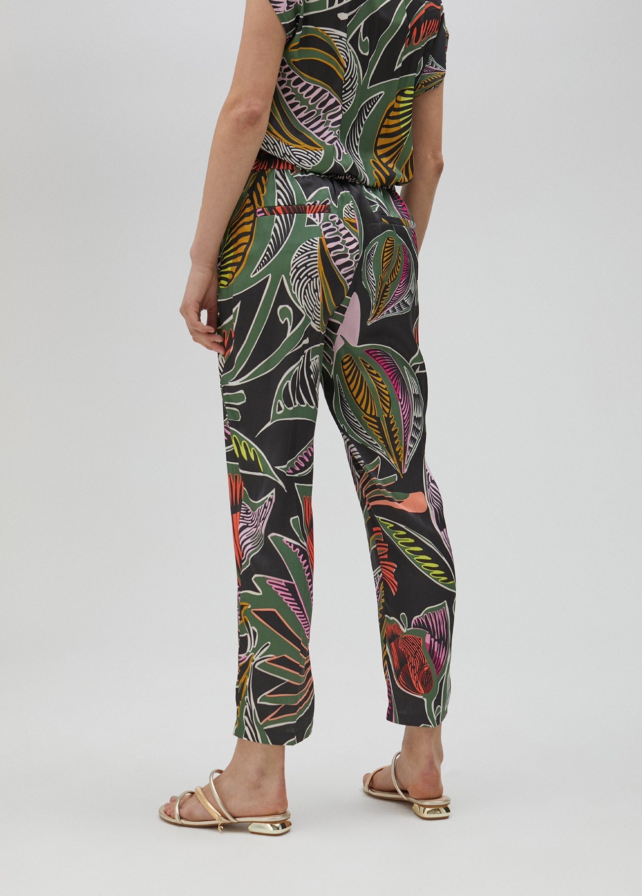 Floral print joggers