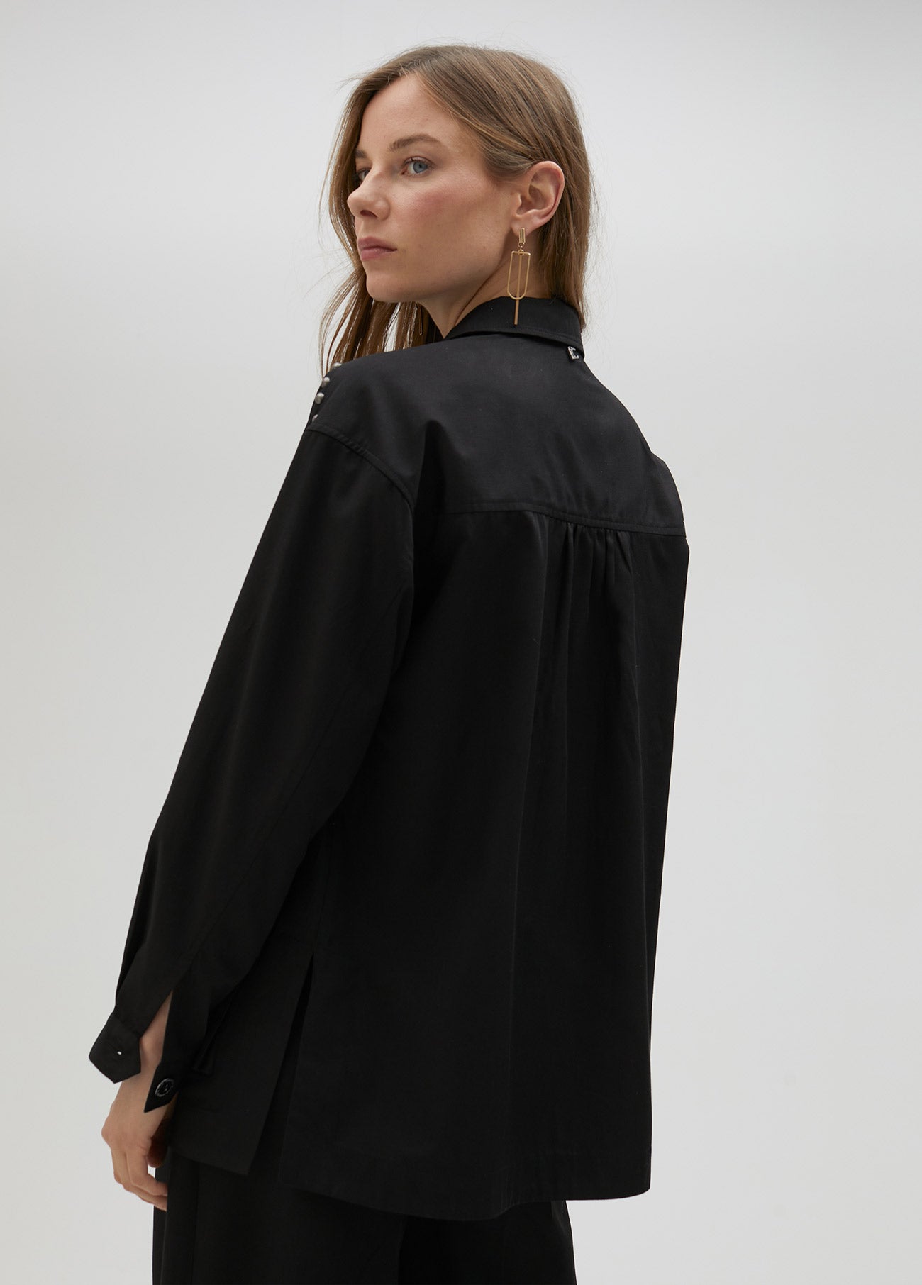 Studded overshirt