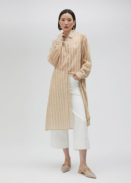Long striped shirt