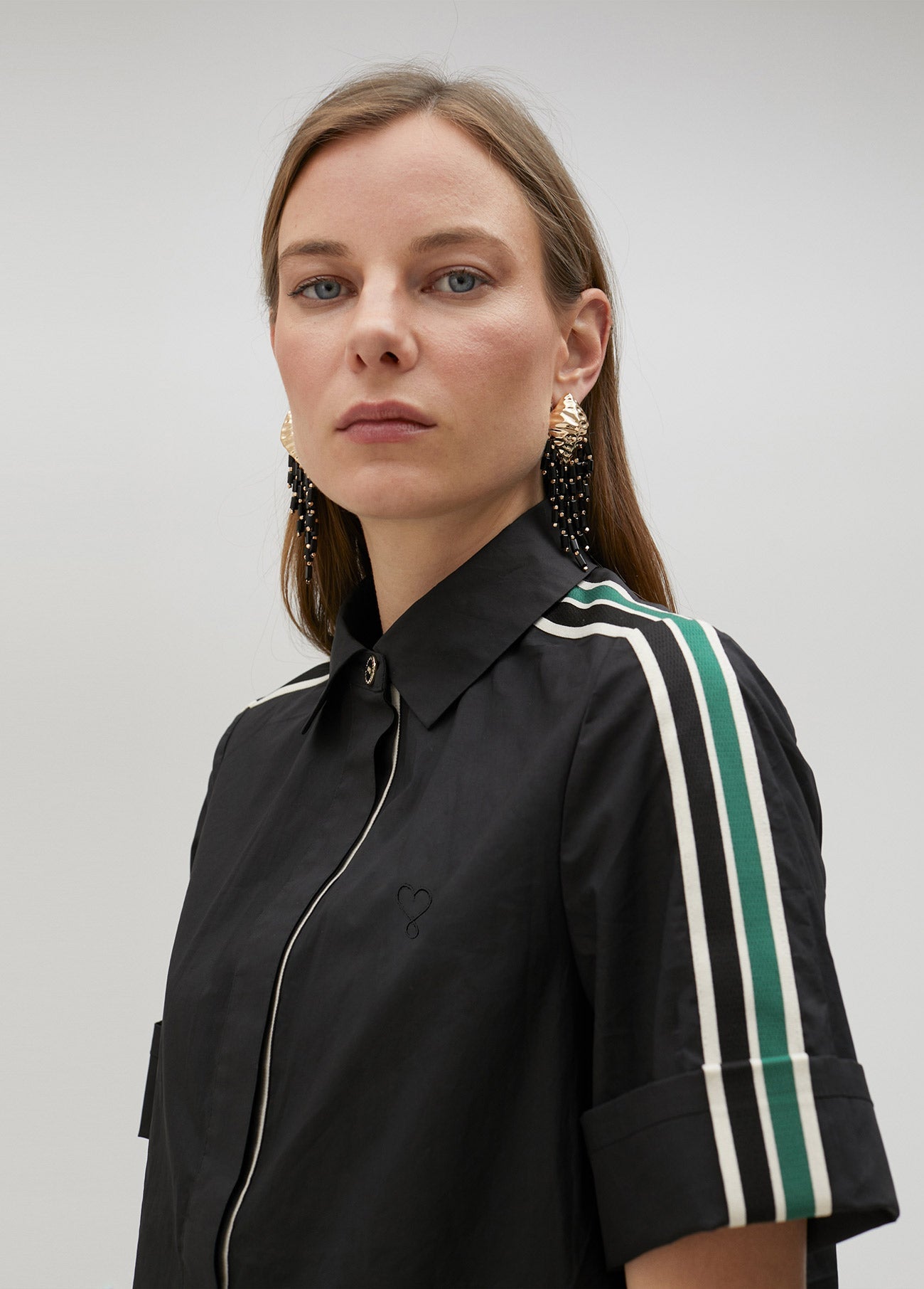 Midi shirt dress