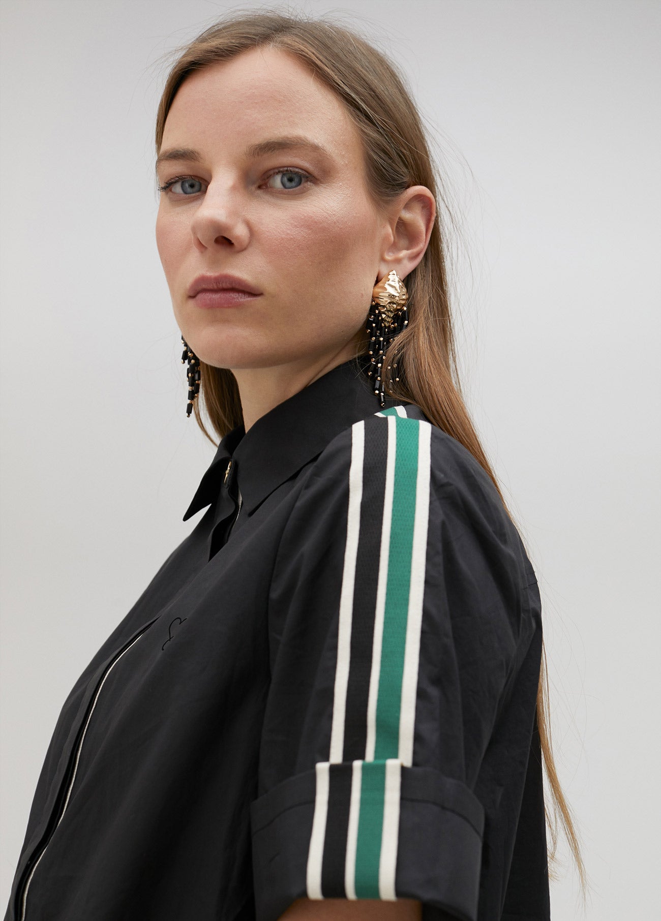 Midi shirt dress